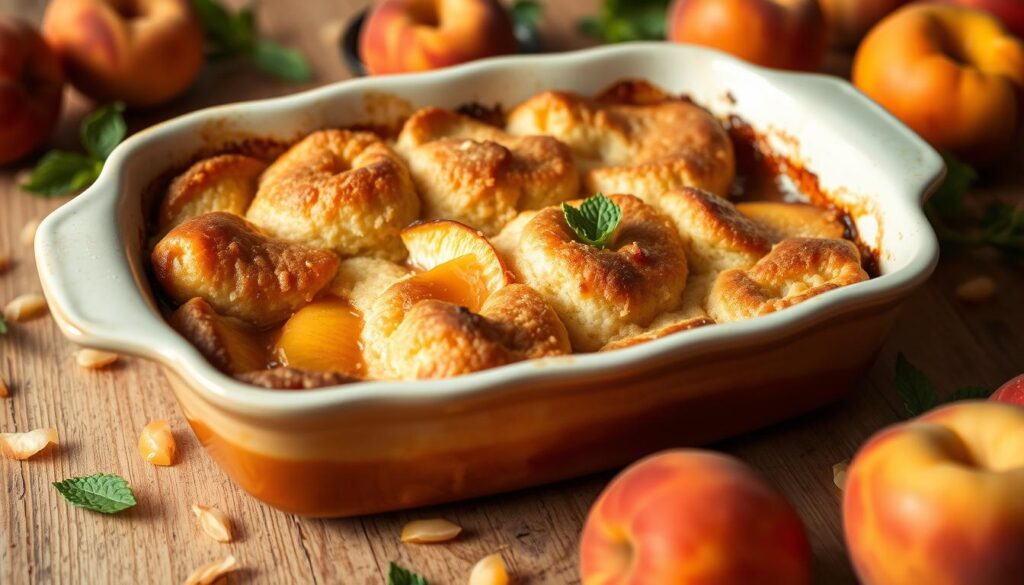 peach cobbler